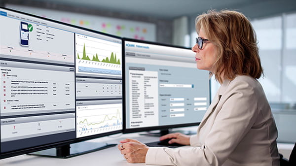 AQURE ellátási helyen elérhető informatikai szoftvermegoldás a Radiometertől